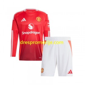 Manchester United Dres Dječji Domaći 2024/2025 Dugim Rukavima